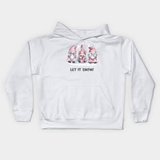 Let It Snow! Gnome Christmas Magic Kids Hoodie